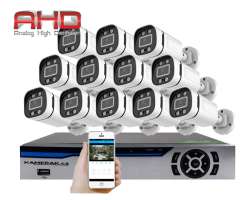 12 kamerov AHD set HE12-59A 2Mpx 1080p, H.265, CZ menu - 10790 K