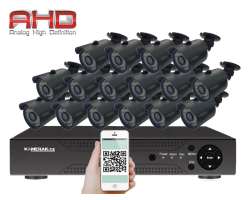 16 kamerov AHD set HE16-58A 2Mpx 1080p, H.265, CZ menu - 14190 K