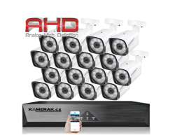 16 kamerov AHD set WN16-60E 5Mpx s mic , H.265, CZ menu - 19290 K