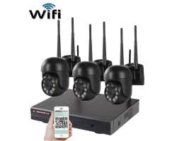 Bezdrtov 3 kamerov set WiFi IP Pro WIP3-109B, Black, 3MPx, PTZ, CZ menu - 6090 K