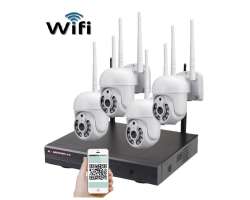 Bezdrtov 4 kamerov set WiFi IP Pro WIP4-108B 3MPx, PTZ, CZ menu - 7490 K