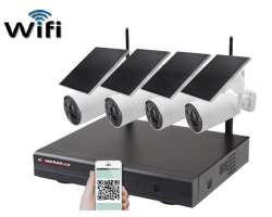 Bezdrtov solrn 4 kamerov system Wifi IP Pro WIP4-210B 4MPx, CZ menu - 8890 K