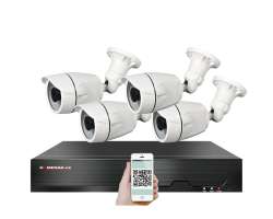 PoE IP 4 kamerov set XM-404A 3MP, CZ menu - 6890 K