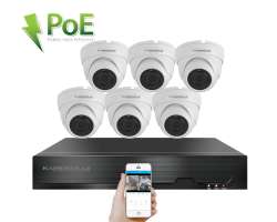 PoE IP 6 kamerov set XM-602B 4MPx,  CZ menu - 11190 K