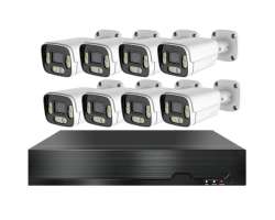 PoE IP 8 kamerov set XM-806B 4MPx, CZ menu - 14290 K