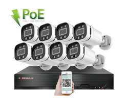 4K PoE IP 8 kamerov set XM-806D 8MPx, CZ menu - 19590 K