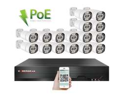 PoE IP 16 kamerov set XM-1603A 4Mpx, CZ menu - 27890 K