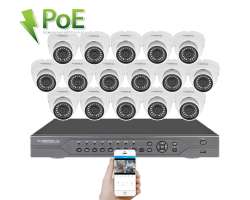 PoE IP 16 kamerov� set  XM-1602B 4MPx, CZ menu - 29890 K�