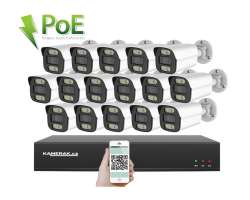 PoE IP 16 kamerov set XM-1614B 4MPx, CZ menu - 30890 K