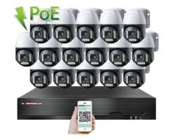 4K PoE IP 16 kamerov set XM-PTZ-1620D, 8Mpx, CZ menu - 47590 K