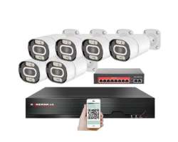 IP 6 kamerov set s externm PoE XM-603B-Ext. 4MPx, CZ menu - 11190 K