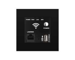 SRAN WiFi socket v rmeku ern plast - 498 K