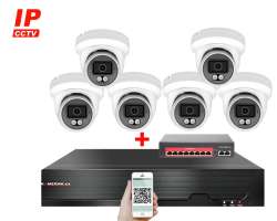 4K IP 6 kamerov set s externm PoE XM-609D-Ext. 8MPx, CZ menu - 15290 K