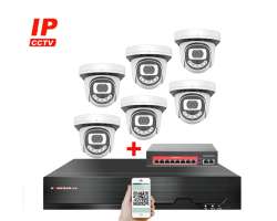 4K IP 6 kamerov set s externm PoE XM-612D-Ext. 8MPx, CZ menu - 15290 K