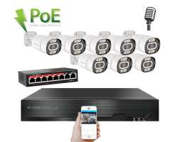 IP 8 kamerov set s externm PoE XM-803D-Ext. 8MPx, CZ menu - 17011 K