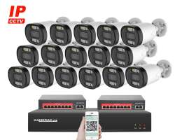 IP 16 kamerov set s externm PoE XM-1613B-Ext. 4MPx, CZ menu - 26490 K
