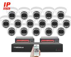 4K IP 16 kamerov set s externm PoE XM-1609D-Ext. 8MPx, CZ menu - 37290 K