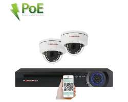 PoE IP 2 kamerov set XM-205A 3MPx, CZ menu - 5590 K