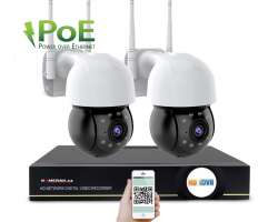 PoE IP 2 kamerov set XM-PTZ-242B 3Mpx, CZ menu - 6390 K