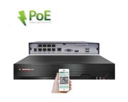 PoE NVR-7408 8CH 8Mpx, H.265 rekordr pro 8 IP kamery, CZ menu - 3790 K