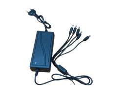 12V 5A DC 5,5/2,1mm  adaptr s rozboovaem pro 5 kamer - 278 K