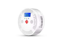 Tuya Smart Wifi Detektor CO oxidu uhelnatho s LCD displayem - 498 K