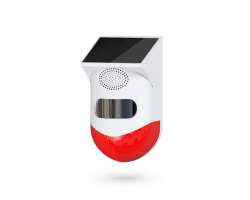 Tuya chytr WIFI infraerven alarm APP dlkov monitorovn, WiFi venkovn solrn sirna proti krdei - 1080 K