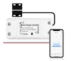 Tuya Wifi spna inteligentnch garovch vrat, bezdrtov dlkov ovldn, asovn, inteligentn garov otvra 220V - 788 K