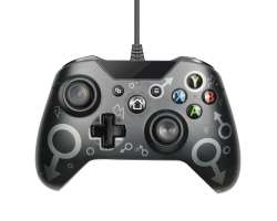 Kabelov hern ovlada (gamepad) pro PC v designu Xbox - ern - 460 K