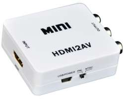 Konvertor HDMI2AV, HDMI na AV - analogov kompozitn video + audio - 370 K