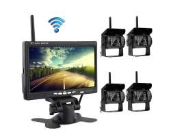 Wifi parkovac set TRUCK C0054, 4x 18LED kamera s LCD 7" monitorem - 3988 K