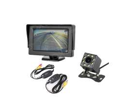 Parkovac set LCD 4,3" + kamera 8 IR LED + wifi video transmitter 2,4 GHz - 1199 K