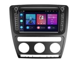 Autordio 8" LCD A3054 2+32G Android 13 s rmekem SK-018 pro koda Octavia II (04-09) s automatickou klimatizac - 5598 K