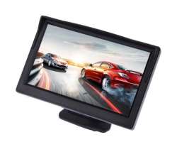 LCD 5"  monitor C0070 pro parkovac kameru,  na palubku i s psavkou na sklo - 690 K