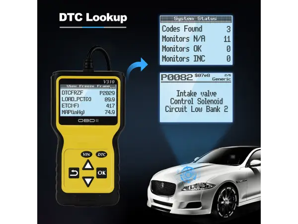 v310 obd2 ctecka chybovych kodu - diagnostika