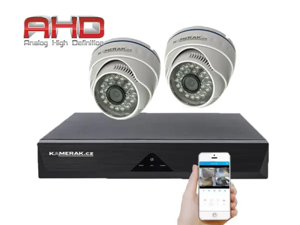 2 kamerovy ahd set wn2-51e 5mpx 1920p, h.265, cz menu