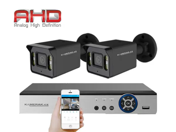 2 kamerovy ahd set he2-57e 5mpx 1920p, h.265, cz menu