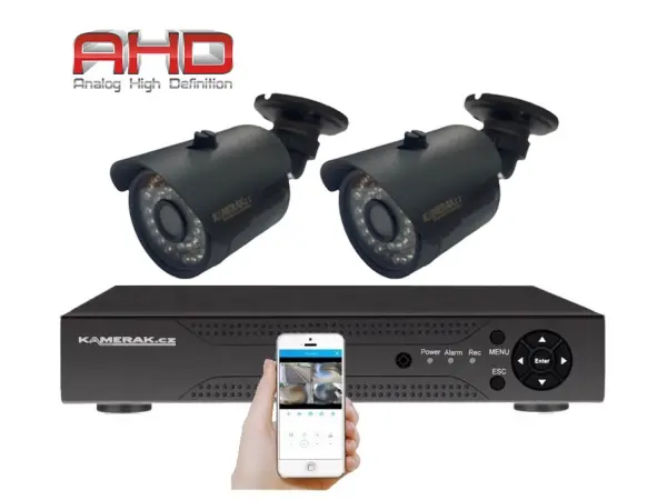 2 kamerovy ahd set wn2-58e 5mpx 1920p, h.265, cz menu