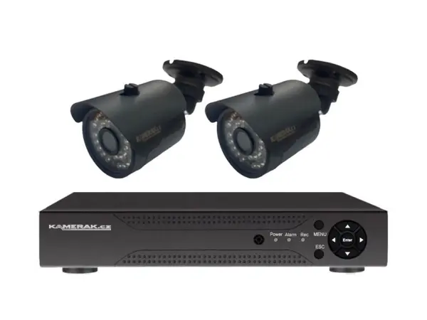 2 kamerovy ahd set wn2-58e 5mpx 1920p, h.265, cz menu