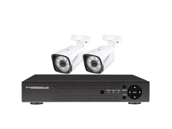 2 kamerovy ahd set he2-60e 5mpx 1920p, h.265, cz menu