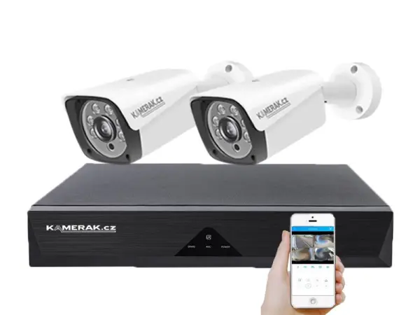 2 kamerovy ahd set he2-60e 5mpx 1920p, h.265, cz menu