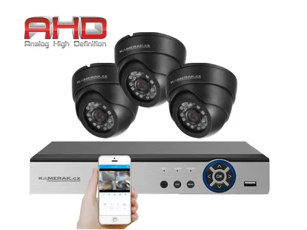 3 kamerovy ahd set wn3-52a 2mpx 1080p, h.265, cz menu