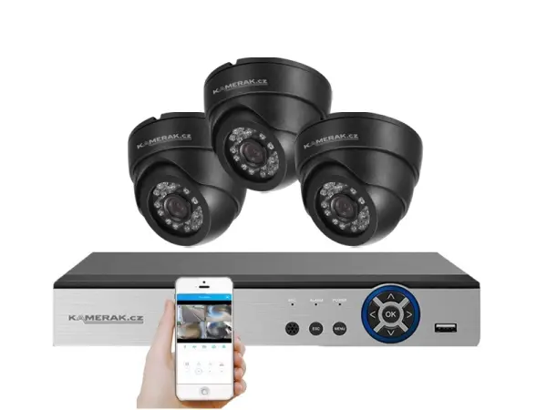 3 kamerovy ahd set wn3-52a 2mpx 1080p, h.265, cz menu
