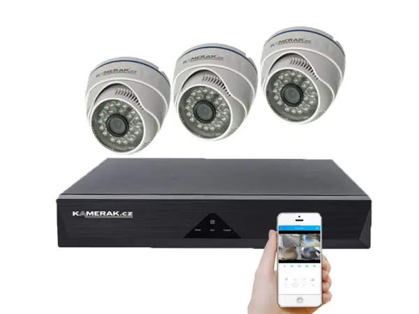 3 kamerovy ahd set wn3-51e 5mpx 1920p, h.265, cz menu