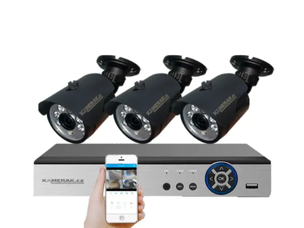 3 kamerovy ahd set wn3-58e 5mpx 1920p, h.265, cz menu