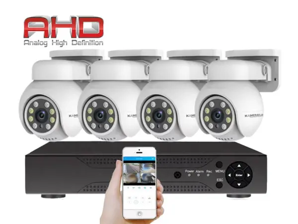 4 kamerovy set ahd wn4-089a ptz 2 mpx, cz menu