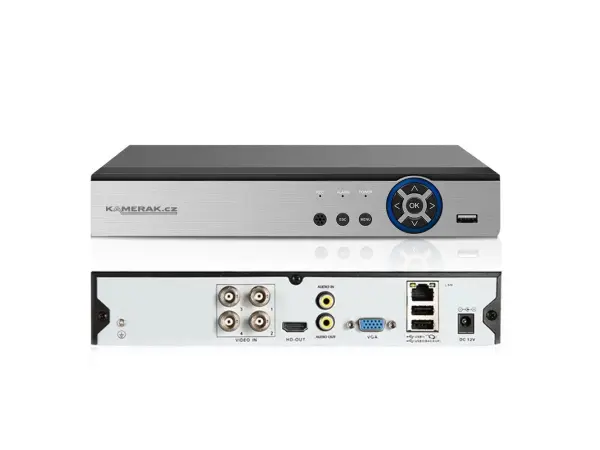 4 kamerovy ahd set he4-63e 5mpx 1920p, h.265, cz menu