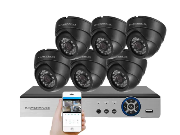 6 kamerovy ahd set he6-64e 5mpx 1920p, h.265, cz menu