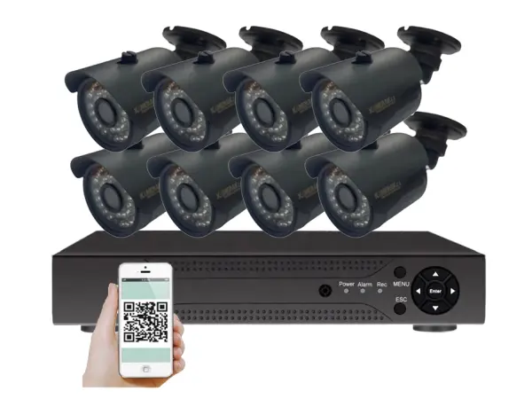 8 kamerovy ahd set wn8-58e s mic 5mpx 1920p, h.265, cz menu