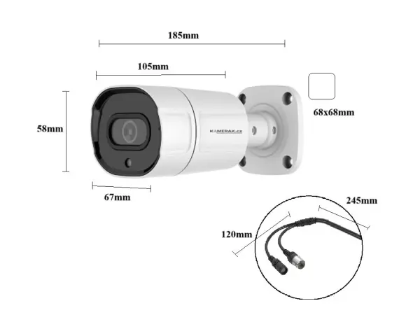 ahd kamera 5mpx 1920p ahd-63e bullet bila